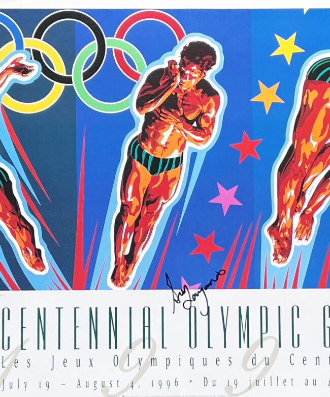 Official German Olympic Stamp Collection Book 1948-1988 - Greg Louganis